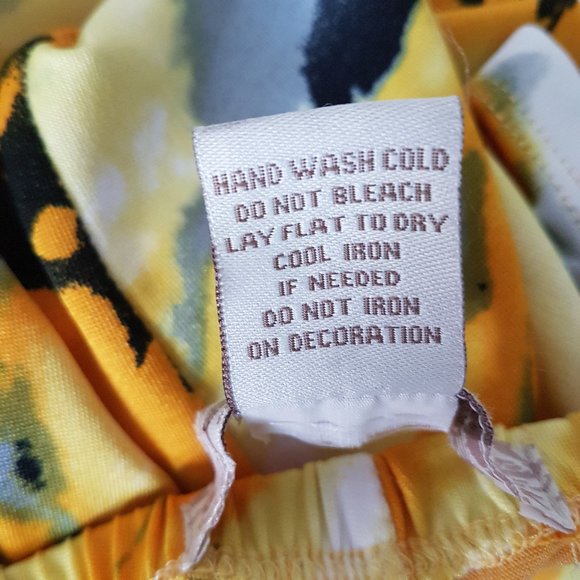 Fun & Flint Women Yellow/Multi Dress - Size M - Picture 7 of 7